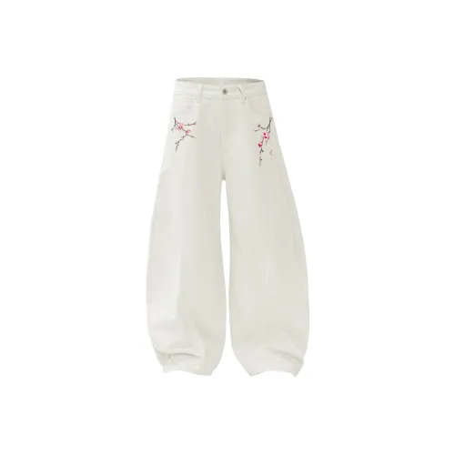 51XXHA Gray Beige Unisex Jeans 51XXHA Серый Бежевый Унисекс Джинсы