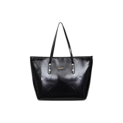 TOUTSEUL YOLO ПУ (полиуретан) Сумка Сумка для покупок Сумка через плечо Женская Черная Желтая Кофейная Белая Кофейная