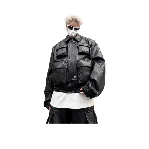 PISYPOX Унисекс Кожаные куртки