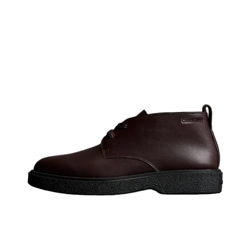 CALVIN KLEIN Ботильоны 3,5 см Мужской Бордовый