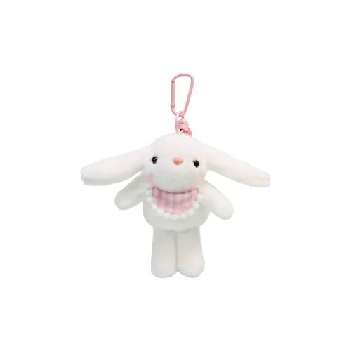 Whoops Мультяшный Белый Кролик Кукла Нагрудник Кукла Плюшевый Брелок 15 см Высота