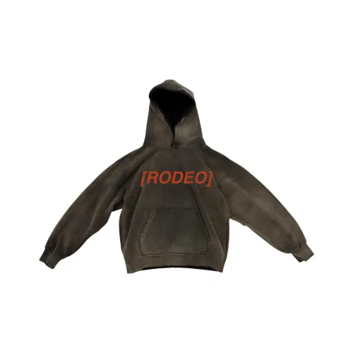 Travis Scott FW25 Rodeo 10 YEARS Логотип Толстовка HOODIE Унисекс
