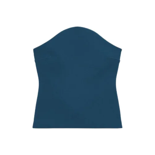 ZARA Нефтяной Женский Топ без бретелек