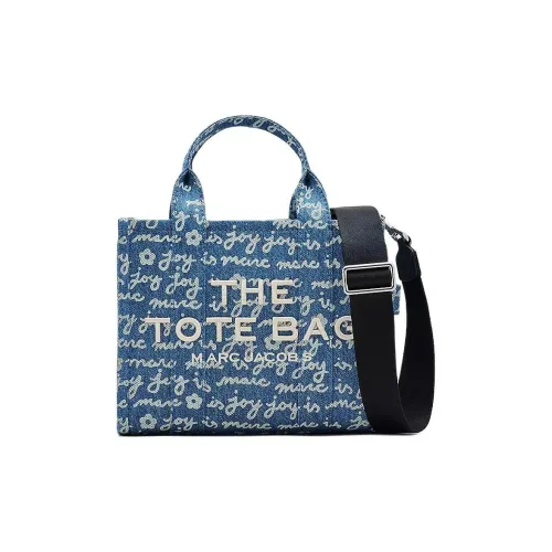 MARC JACOBS Деним Тоут Сумка Сумка для покупок Сумка на плечо Сумка Маленькая Женская Синяя