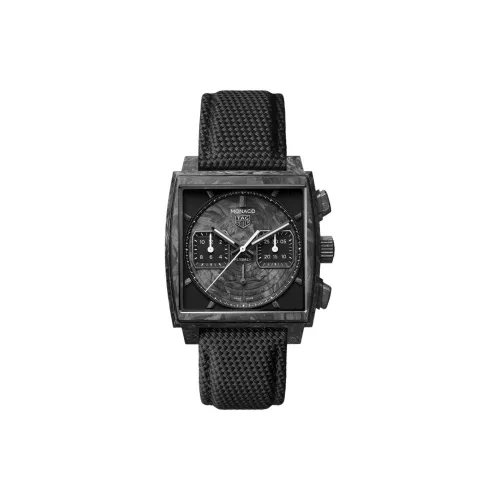 TAG HEUER Автоматический Механический Механизм Мужские Часы Monaco Collection 39 мм Черные
