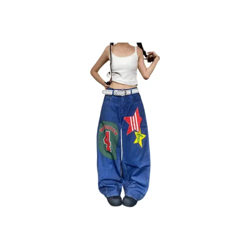 BQERTY Синий Женские Джинсы