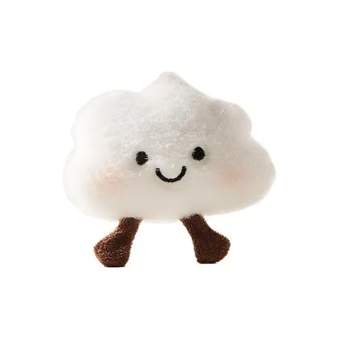 MENGXIAO Милый Улыбающееся Облако Плюшевый Брелок 9,5 см Высота