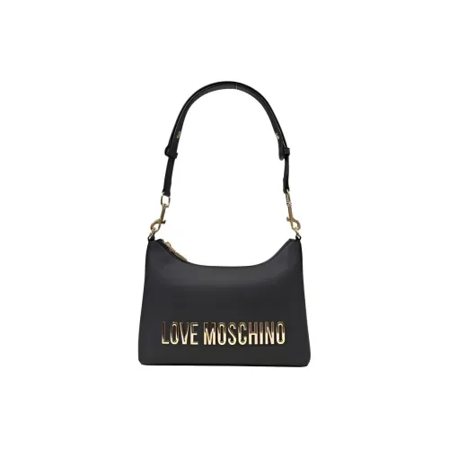 LOVE MOSCHINO Полиуретан Сумка через плечо Средняя Женская Черная