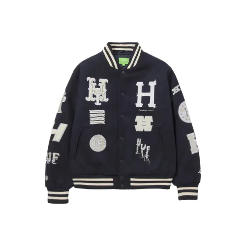 HUF Blue Men's Jackets HUF Синий Мужские Куртки