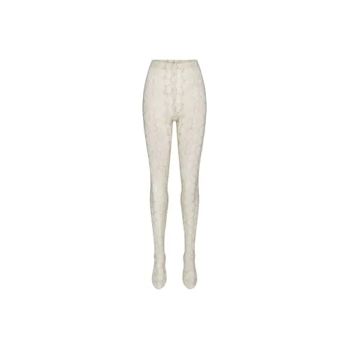 SKIMS FW25 MILKY Прозрачные Носки с Ступнями LEGGING Леггинсы Женские