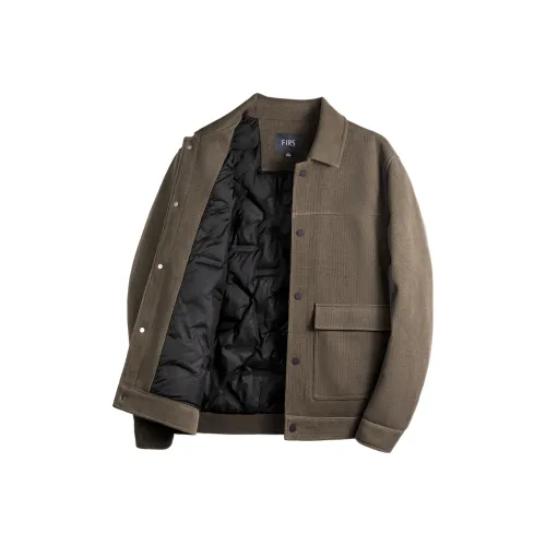 FIRS Хаки Мужские Пуховики