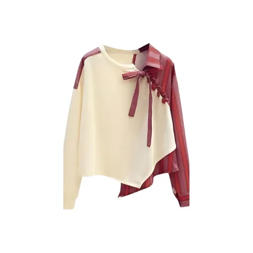 Meter 2025 Spring Осенний Mock Двухкомпонентная Рубашка Нерегулярная