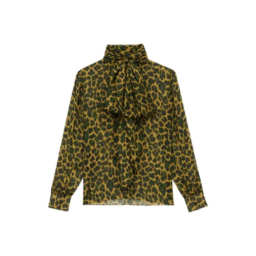 SAINT LAURENT Желтые Женские Рубашки