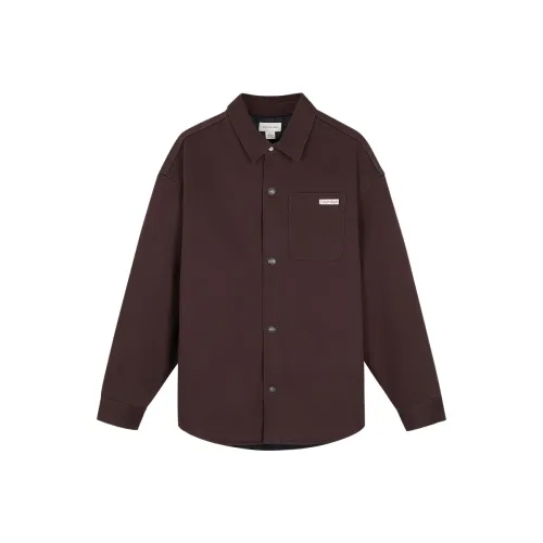 Calvin Klein EO5 Темный деним Кофе Мужские Рубашки