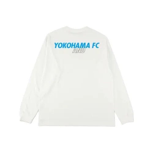 WIND AND SEA J.LEAGUE Collaboration FW25 YOKOHAMA FC Рубашка с коротким рукавом Unisex