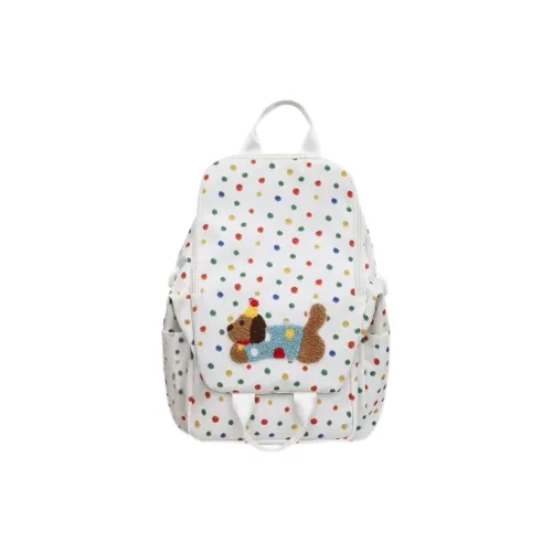 Single Warehouse Нейлон Рюкзак Стандартный Женские Белый Светло-Желтый Черный