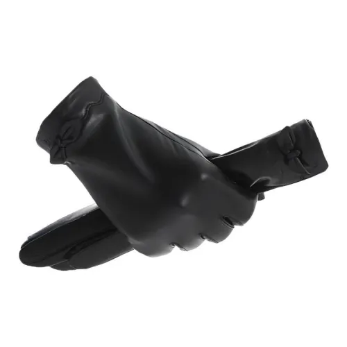 PIERRE CARDIN Перчатки из козьей кожи женские черные