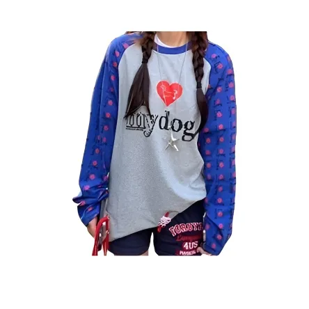 Серые и синие женские футболки T