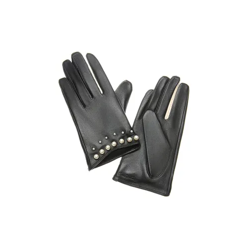 PIERRE CARDIN Sheepskin Перчатки Женские Черные