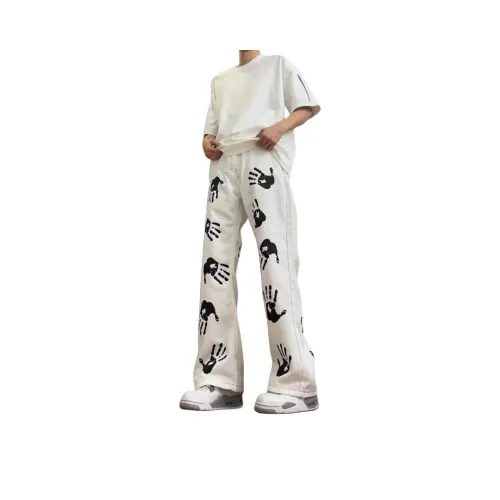 NRXX Белый Унисекс Джинсы