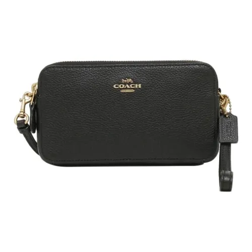 COACH Kira (Красный) Кожа Сумка через плечо Кошелек Клатч Женский Черный