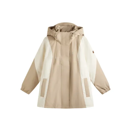 Fun Khaki Women's Down Jackets Веселье Хаки Женские Пуховики