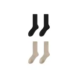 [Северо-восток Эксклюзив/Флисовая подкладка, устойчивый к холоду -40°] 2 Черный + 2 Овсяной