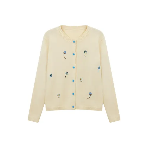 SUSANSAN Тростник Желтый Женские Трикотаж