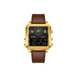 Кофейный Gold Case Черный Циферблат