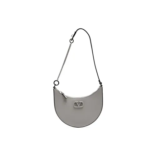 Valentino Кожа Сумка Сумка через плечо Мини Женская Серый