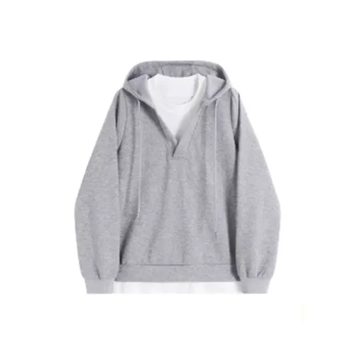 XIAOLIZI Светло-серый унисекс свитшоты