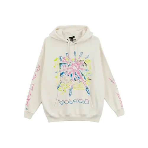 Volcom Серый Белый Мужские Свитшоты