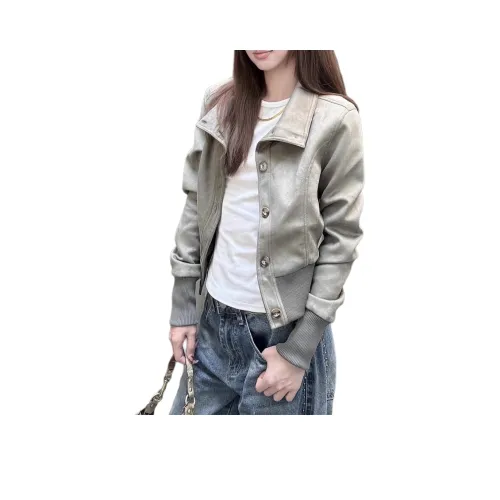 HELEH Армейский зеленый Женские Куртки