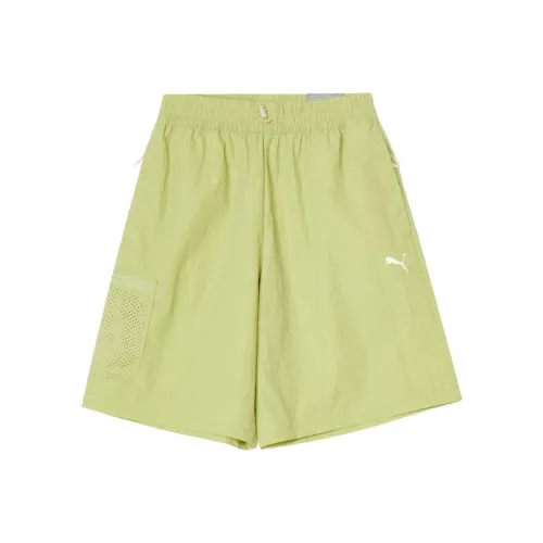 PUMA Light Green Unisex Спортивные Шорты