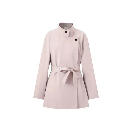 GEZITAI Резина Розовый Женский Пальто