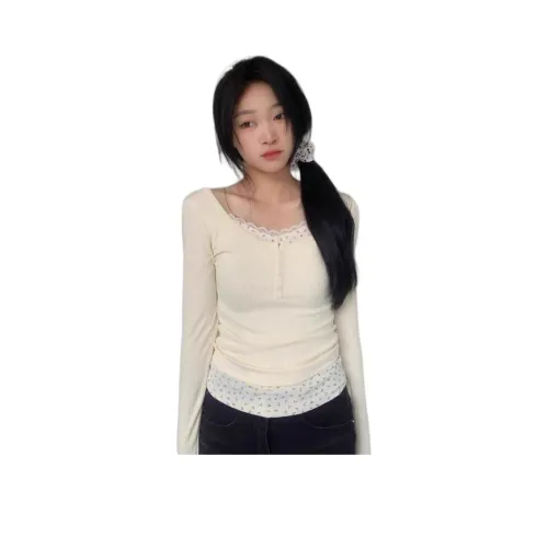 HKPXR Абрикос Женские T-рубашки