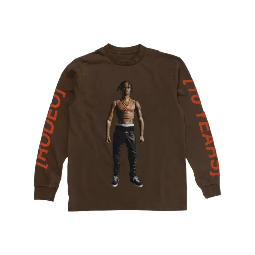 Travis Scott FW25 RODEO 10 YEARS ACTION FIGURE LONGSLEEVE T-Shirt Унисекс