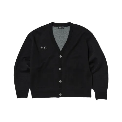 THUG CLUB FW25 TC Кость KNIT Кардиган Трикотаж Унисекс