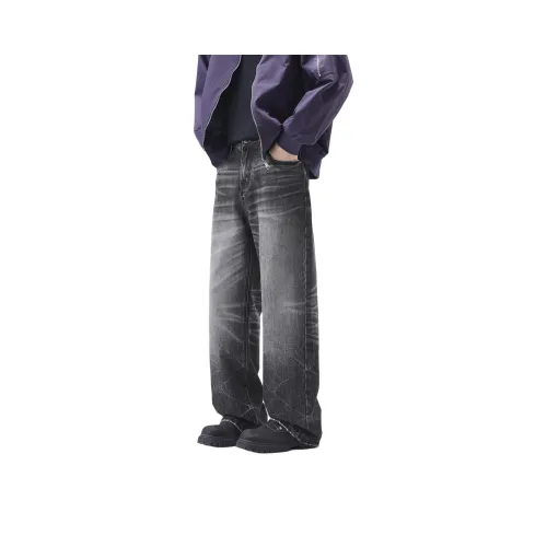 MEXISHION Черные Унисекс Джинсы