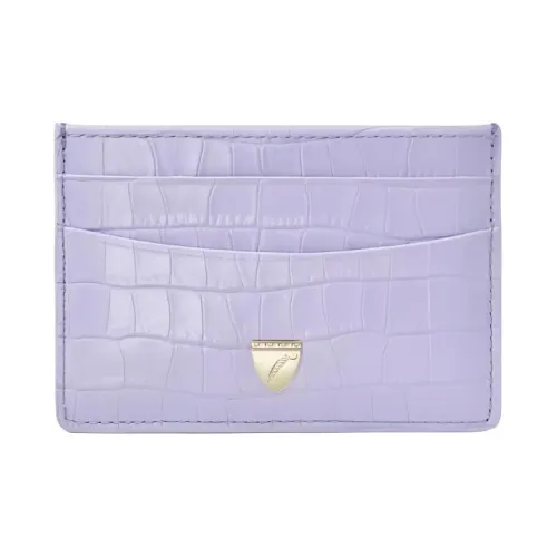 Aspinal Of London Full GRAIN LEATHER Картхолдер Женский Фиолетовый