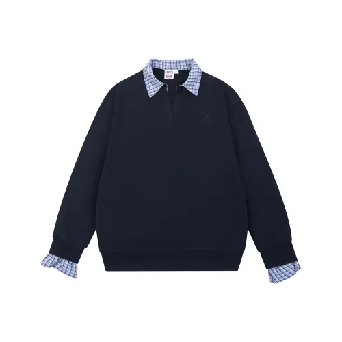 4EVER LAB Темно-синий синий женский свитшот