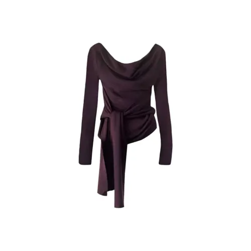 HAPG Фиолетовый Женский Трикотаж