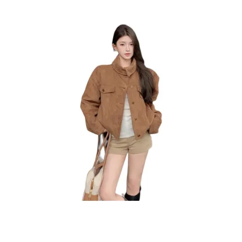 ZVJH Кофе Женские Куртки