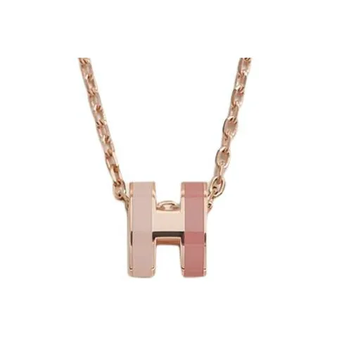 HERMES Ожерелья Женские Розовое Золото