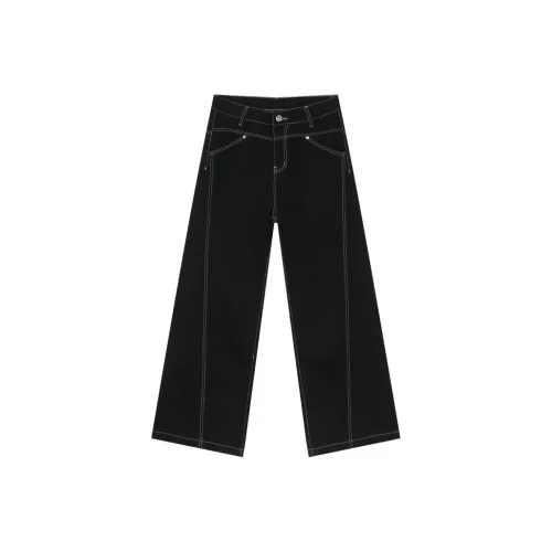 UPWARD LAB Черные Унисекс Джинсы