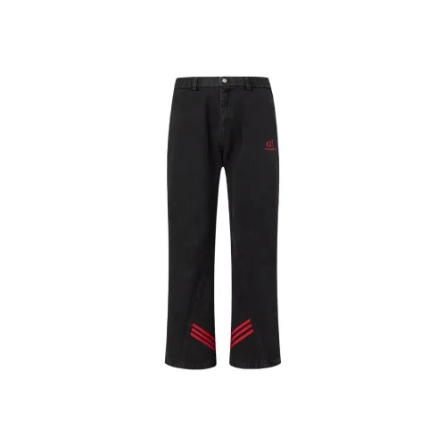 UPWARD LAB Черные Унисекс Джинсы