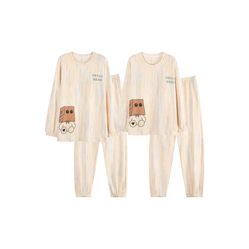 YIROUQING Мужской+Женский Унисекс Пижамные комплекты