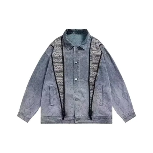 Wooden Rabbit Модный Нишевый Дизайн Мода Этнический Стиль Куртка Мужская