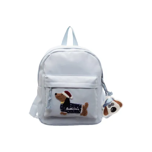 Tezimyt Нейлоновый рюкзак стандартный светло-синий черный экрю