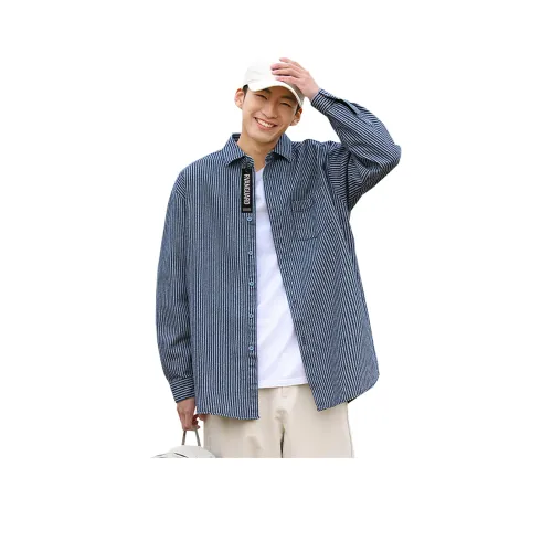 RVANGUARD Синий Унисекс Рубашки